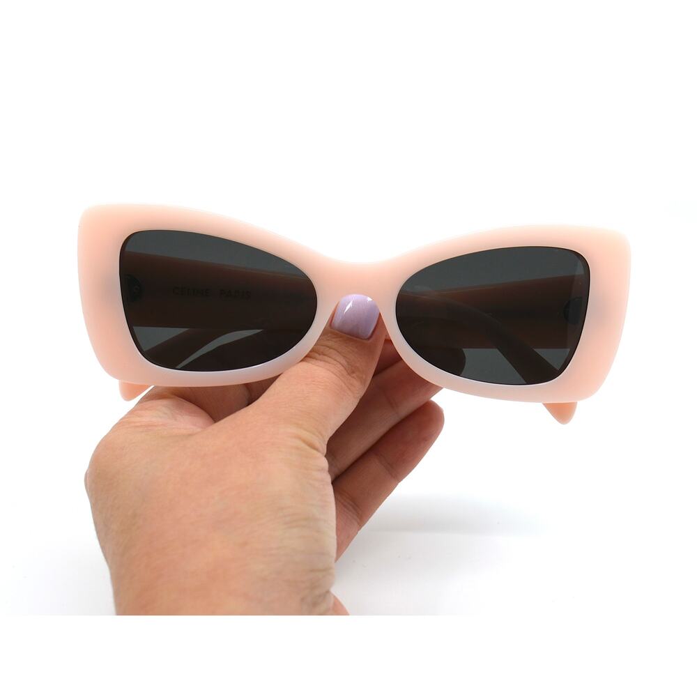 Celine Pink Opal Sunglasses CL40236I 72A Grey Lens NWT Authentic - Picture 13 of 16